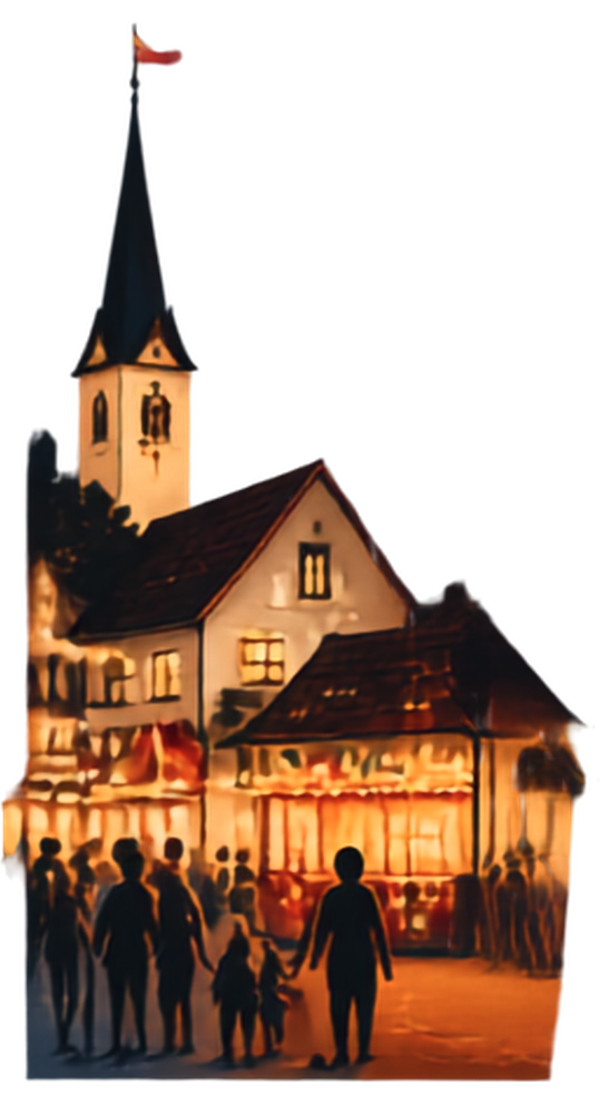 Festwirtschaft im Dorf